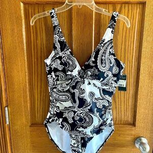 New 14 Ralph Lauren one piece swimsuit